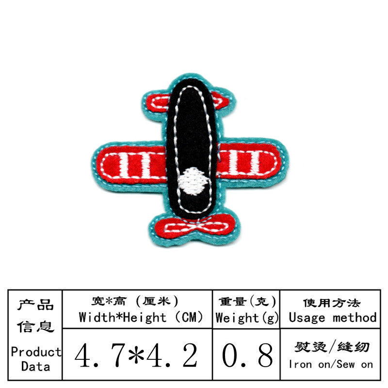 Wholesale Embroidered Animal Patches Rabbit Butterfly Cartoon Sew On Applique For Bags Clothes Towels DIY Decorative Craft Accessory