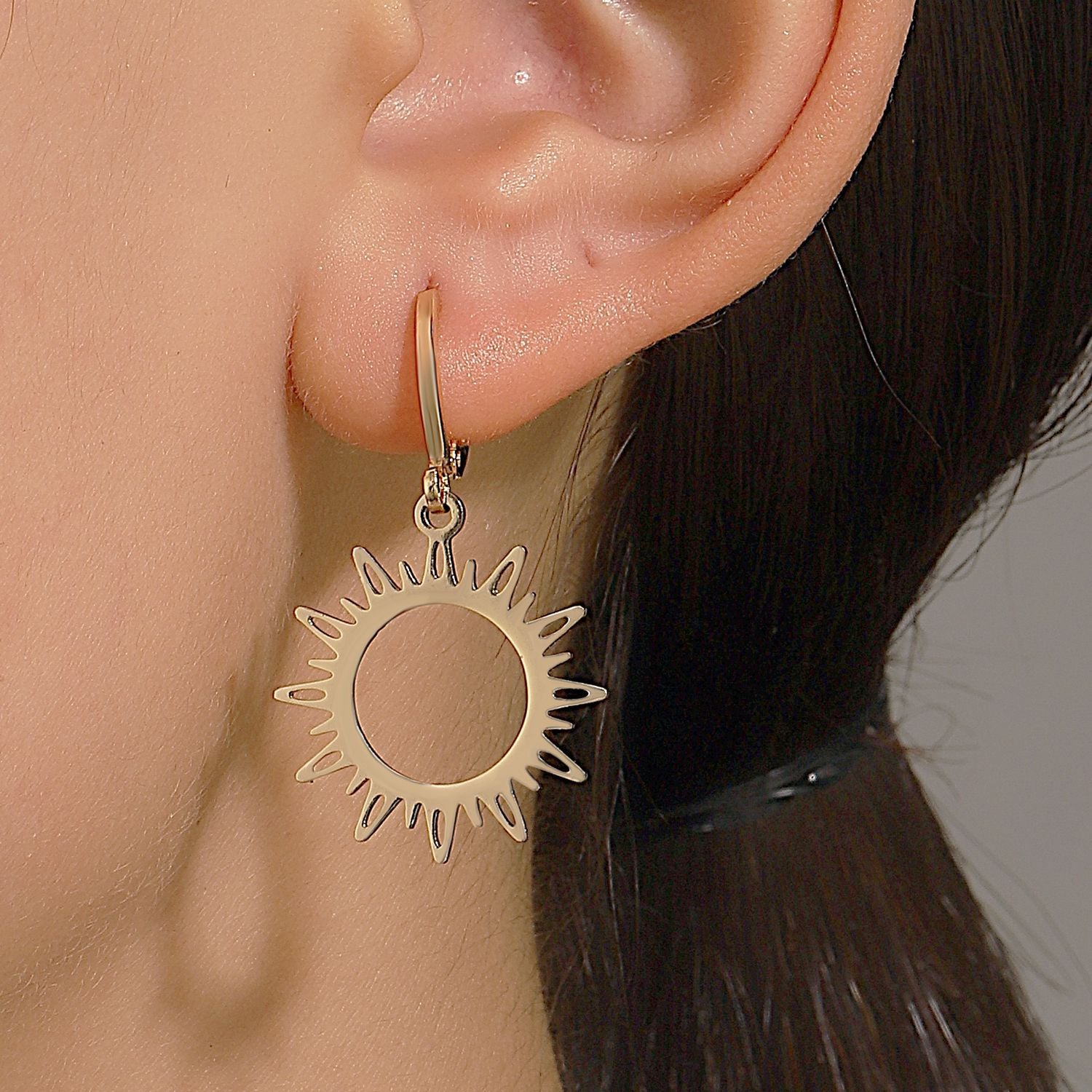 Wholesale Vintage Sun Alloy Earrings