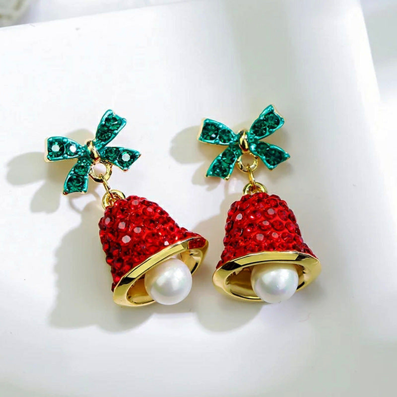 Wholesale Christmas Collection Asymmetrical Earrings