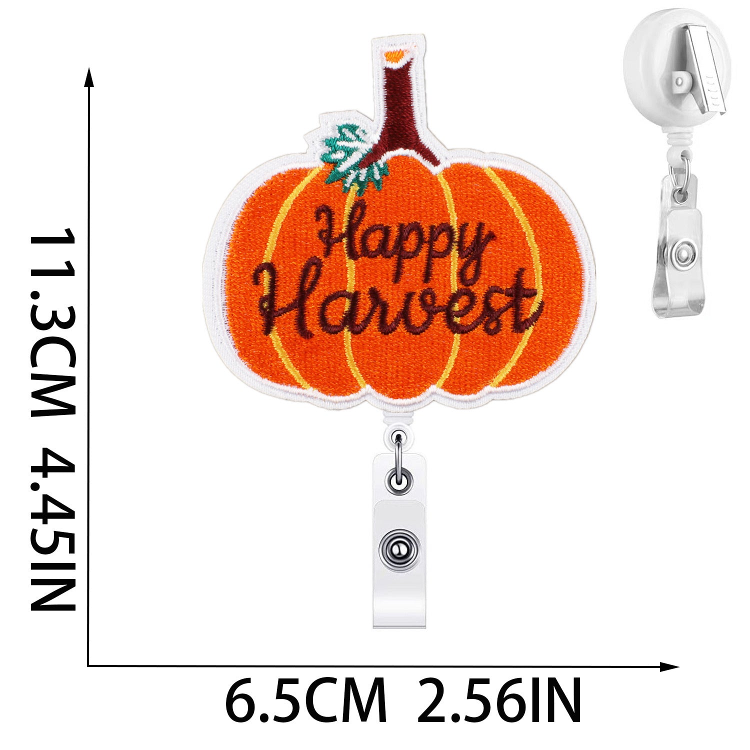 Wholesale Thanksgiving Embroidered Patch Set 15Pcs Pumpkin Hedgehog Maple Leaf Applique With Alligator Clip Polyester Stylish For Clothing