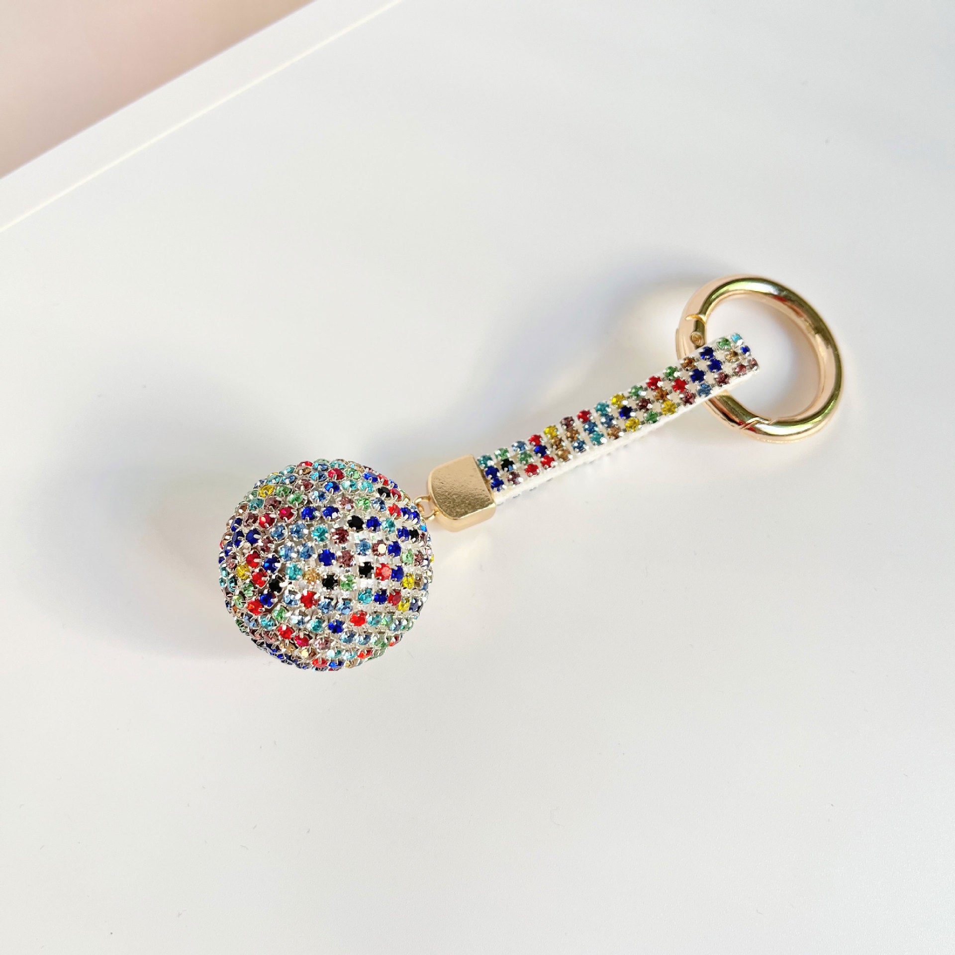 Wholesale Water Diamond Ball Keychains