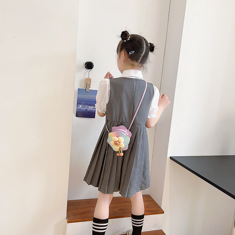 Al por mayor lindo bolso para niños de hombro de flores al por mayor