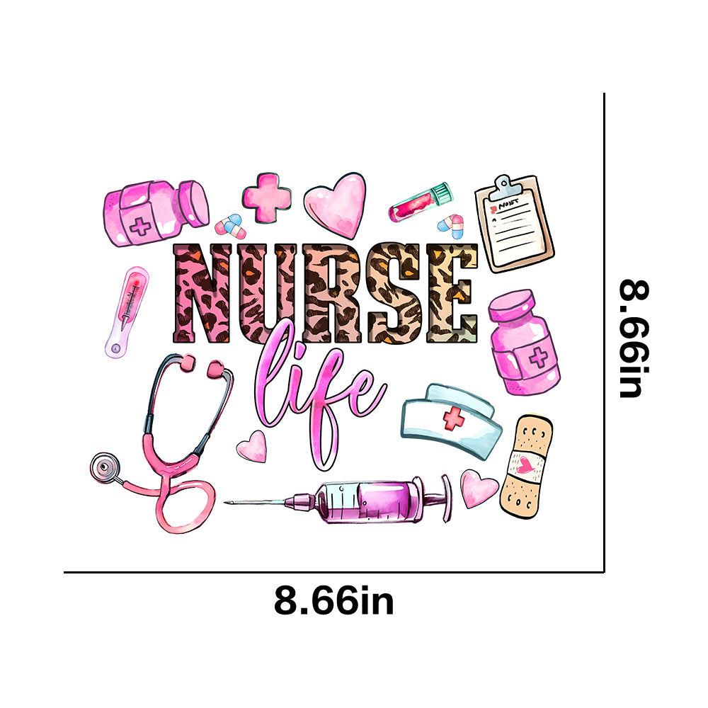 Wholesale 10pcs/pack thermal transfer printing hot stamping clothe