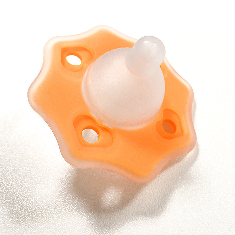 Wholesale Silicone Two-color Teether Pacifier