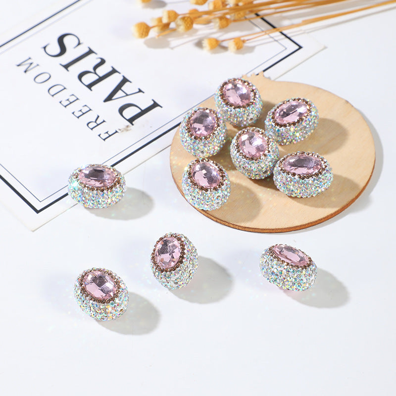 Wholesale Western Princess Diamond Ball Egg Shape Nepal Beads