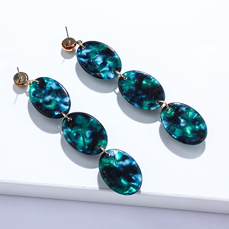 Pendientes al por mayor de diamantes acrílicos