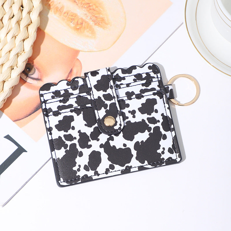 Wholesale PU Leopard Card Holder