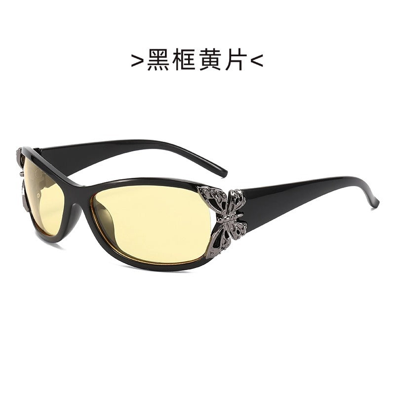 Wholesale Butterfly-decorated luxury sunglasses