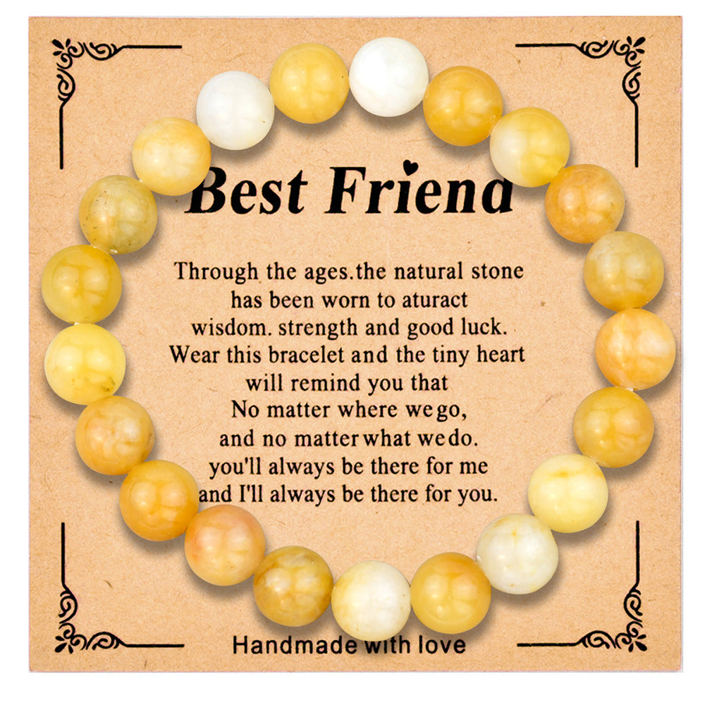 Wholesale  8mm colorful crystal beaded bracelet