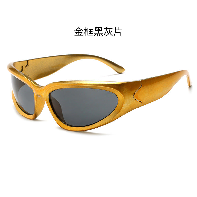 Wholesale Cycling Sunglasses Steampunk Small Frame Sunglasses