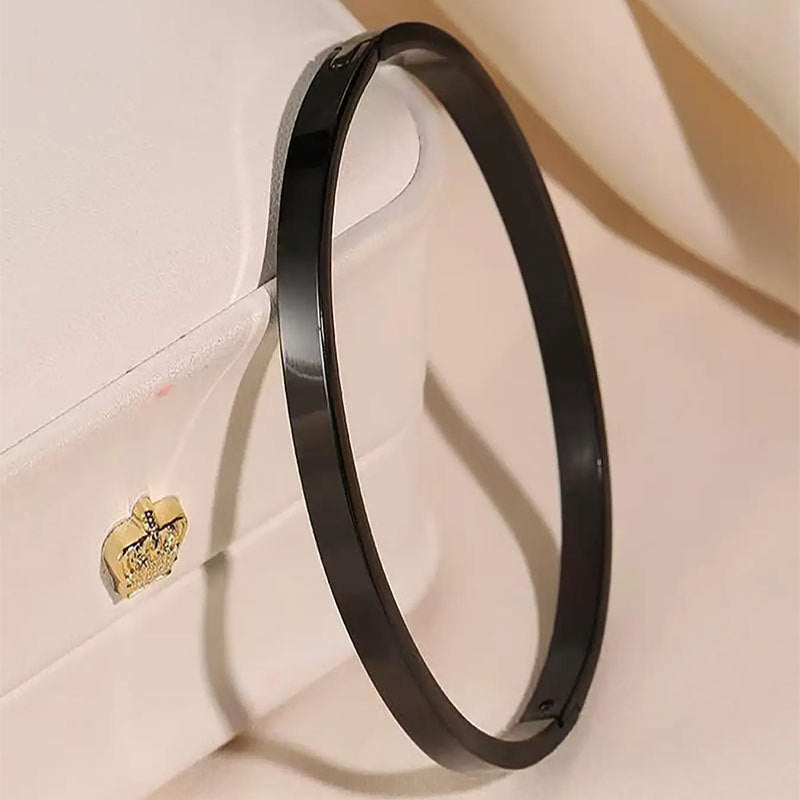 Wholesale Plain Ring Smooth Titanium Steel Bracelets