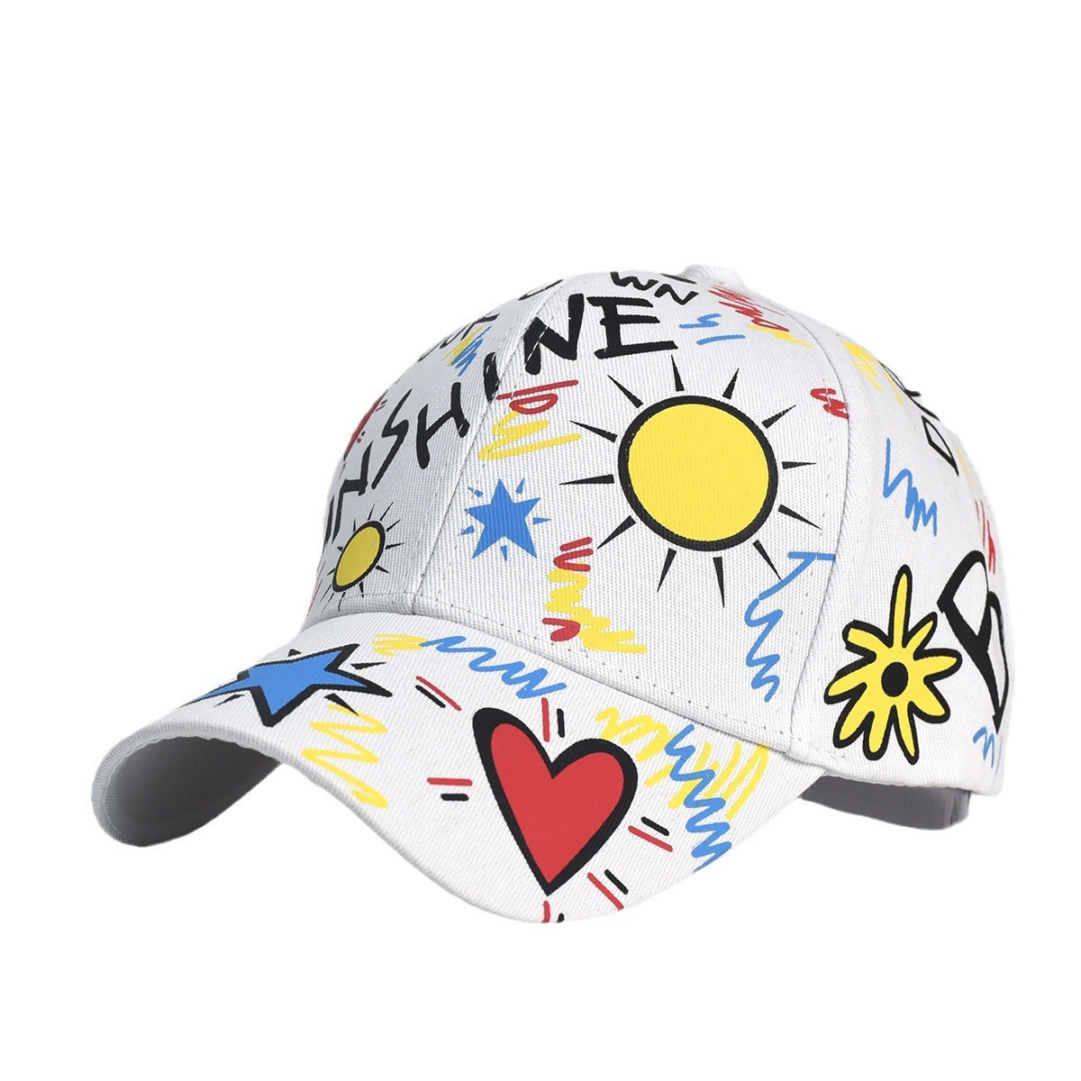 Wholesale Printed Trendy Personalized Graffiti Hip-hop Baseball Cap