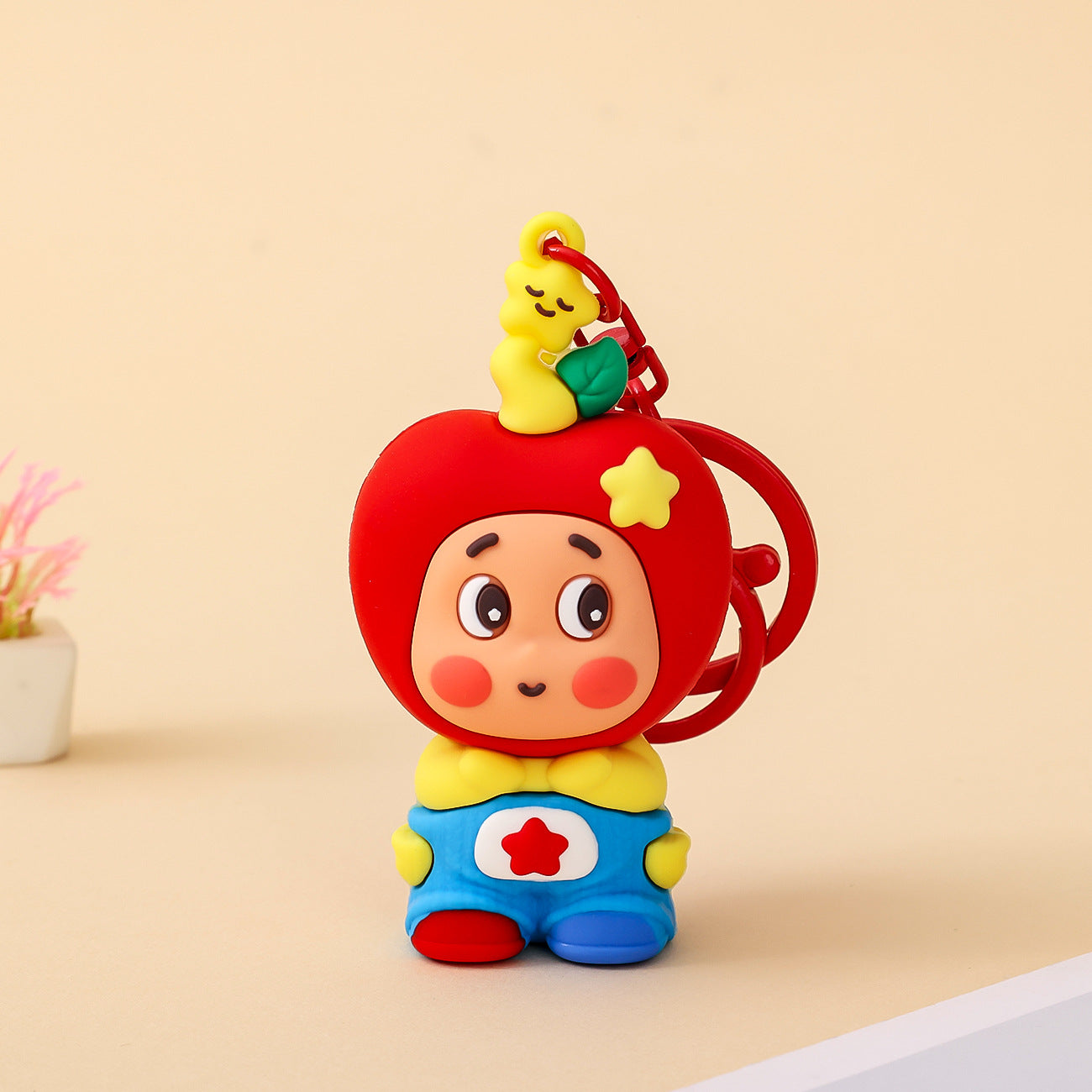 Wholesale Apple doll Keychain Pendant