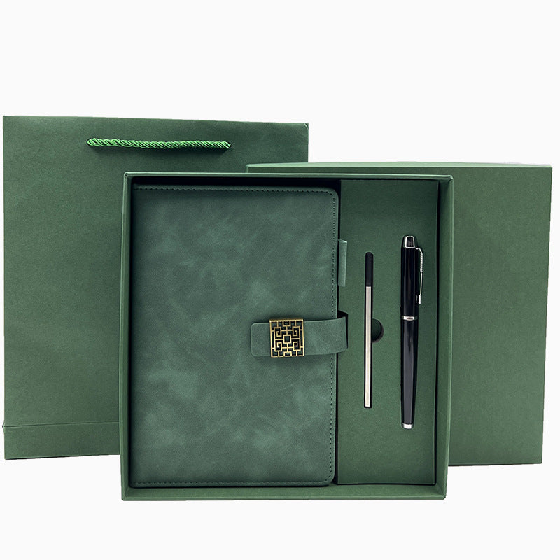 Wholesale Faux Leather A5 Notebook Set Bookmark Gift Box