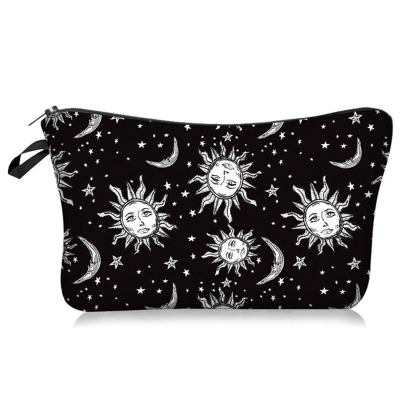 Wholesale Halloween Polyester Makeup Bags, Hand Held Storage, Washing Bags