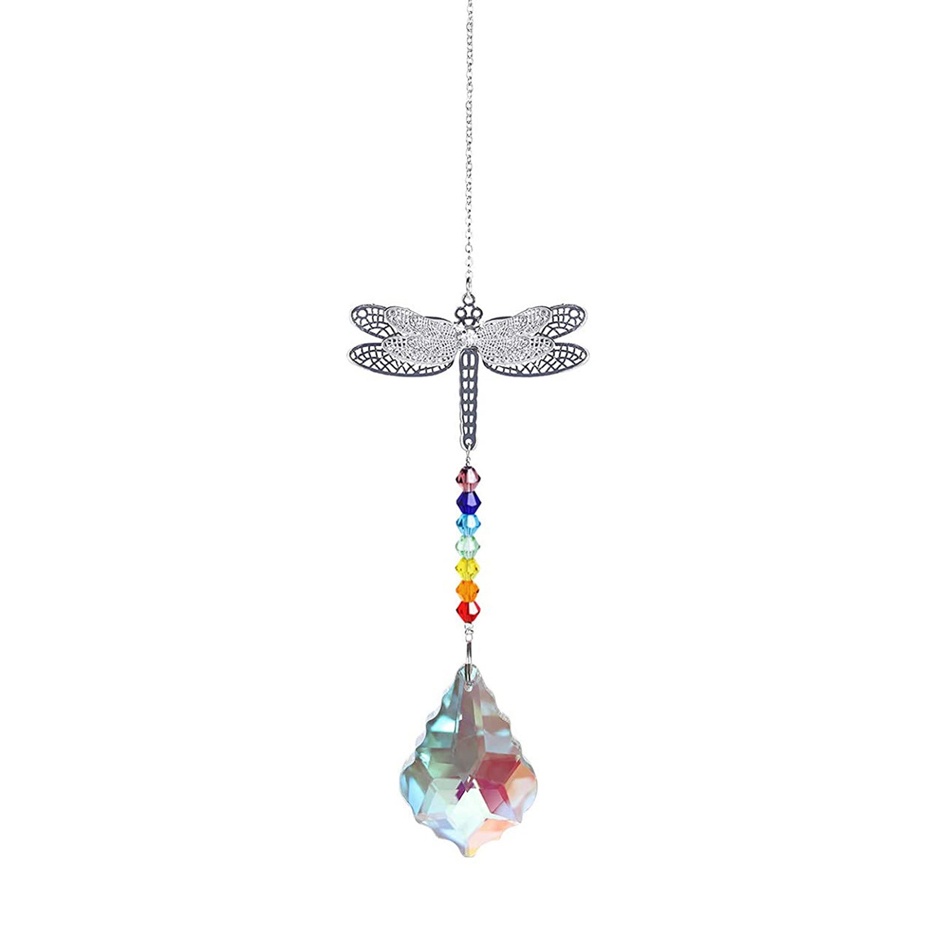 Wholesale Crystal Ball Prism Rainbow Maker Butterfly Dragonfly Pendant