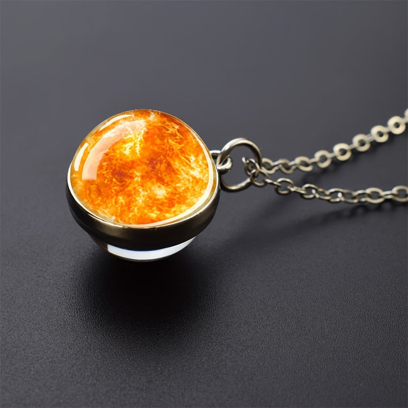 Wholesale Glass Ball Pendant Necklace