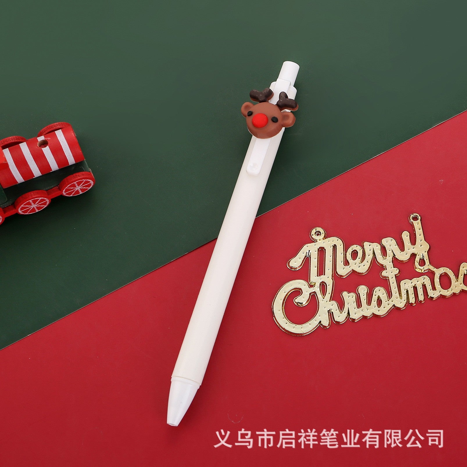 Wholesale Cute Christmas 3D Retractable  Pen