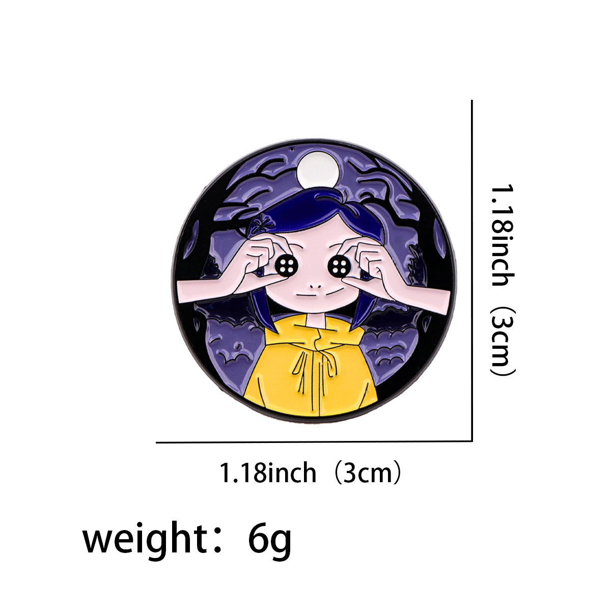 Wholesale cartoon character brooch cartoon metal badge accessories