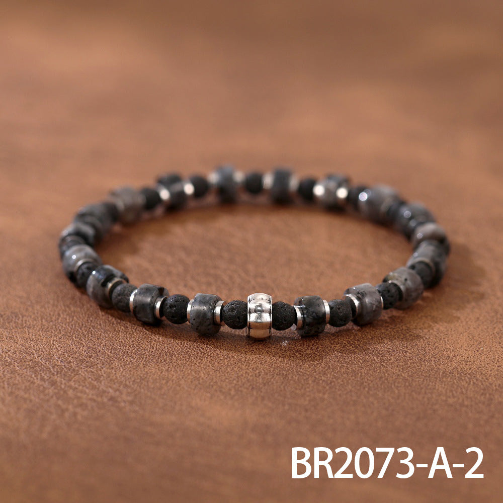 Wholesale Colored turquoise string men' s bead bracelet