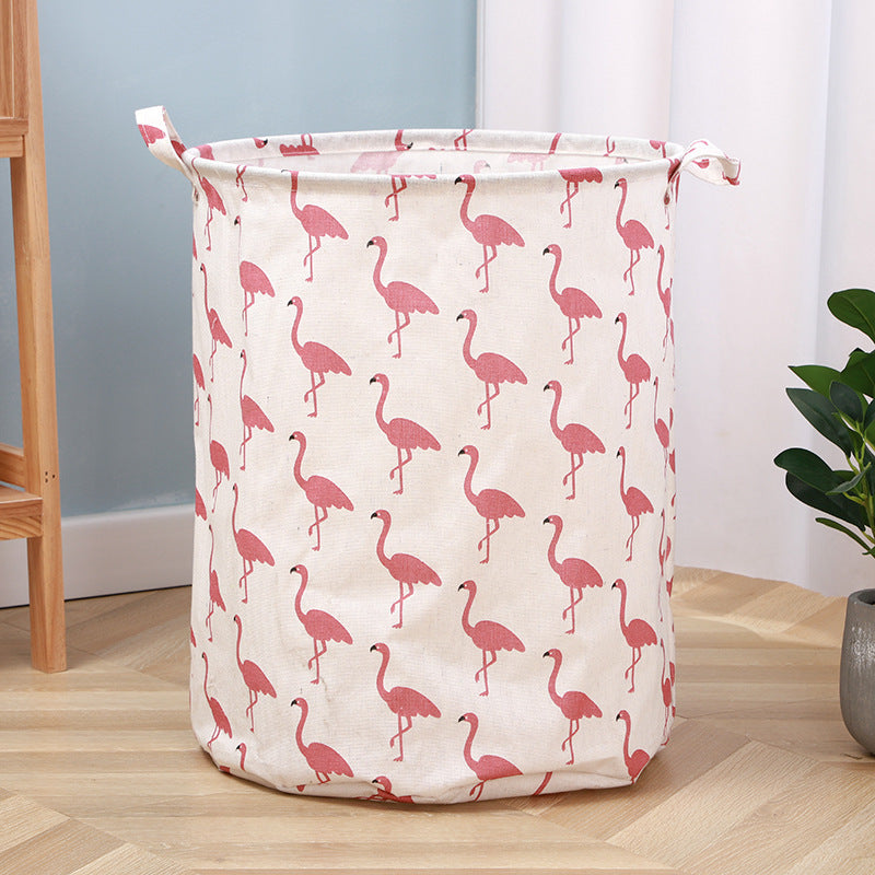 Wholesale Cotton and Linen Foldable Waterproof Storage Baskets