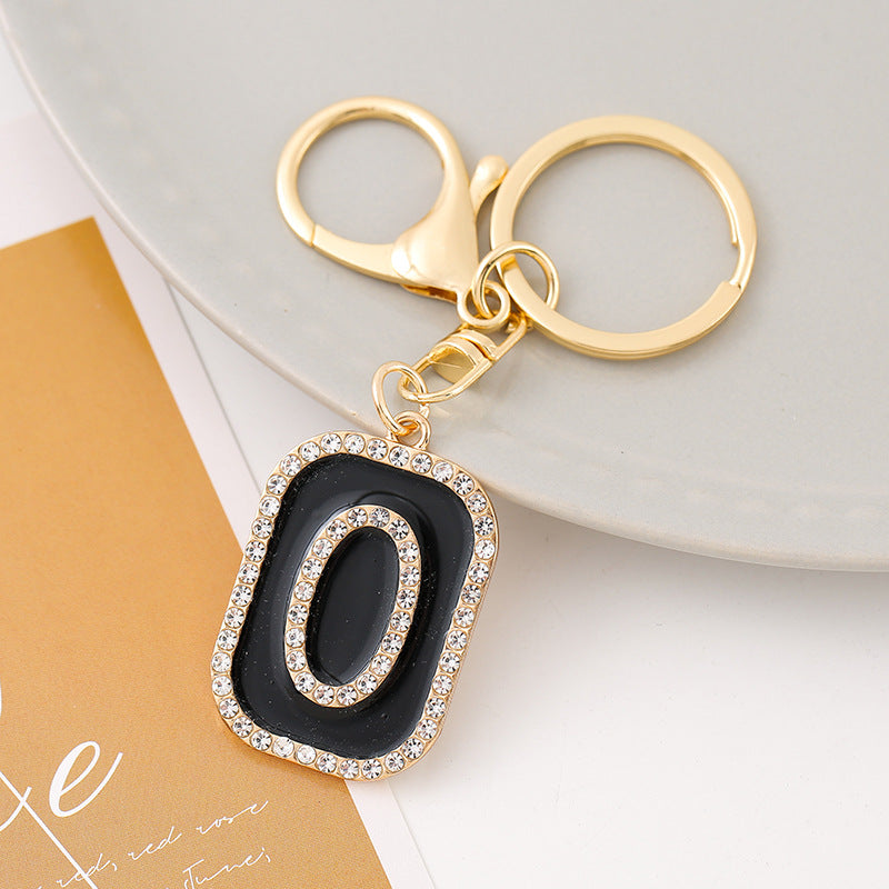 Wholesale Creative 26 English Letters Zinc Alloy Keychain