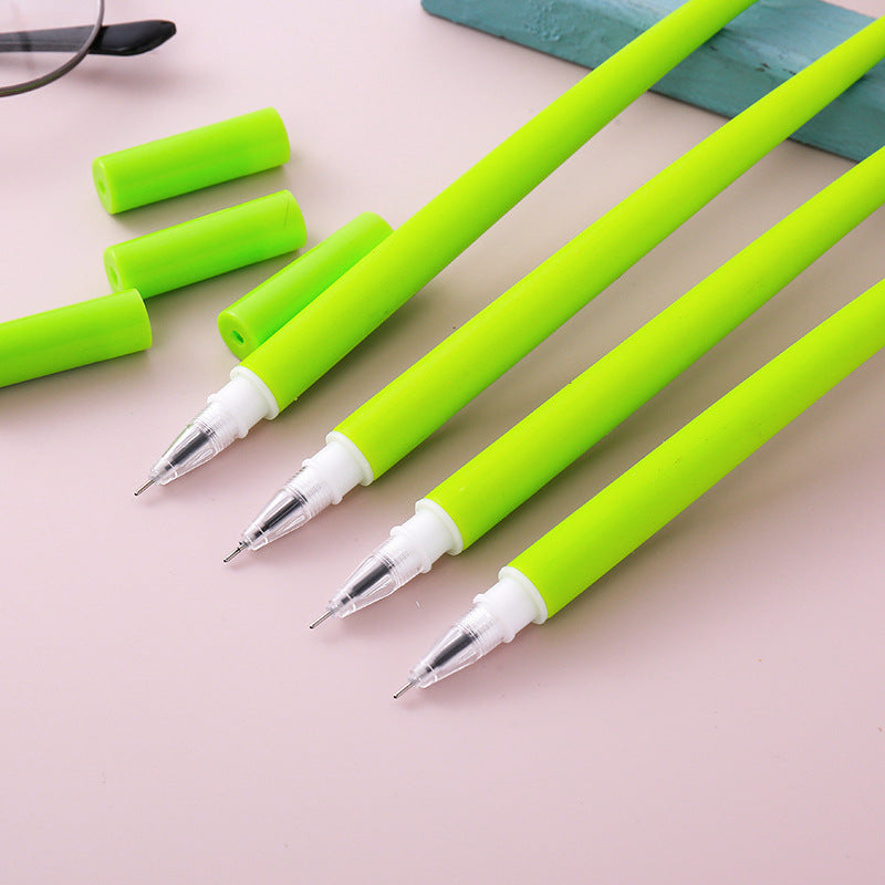 Wholesale Soft Glue Panda Rock Music gel  Cartoon Office Signature Plastic Pen