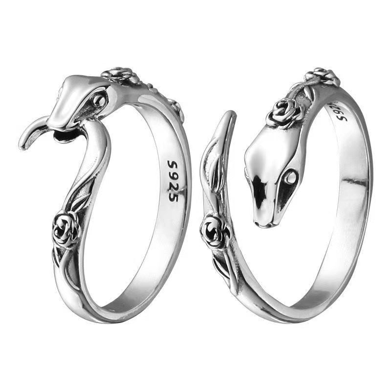 Wholesale Adjustable Snake Shaped Metal Rings