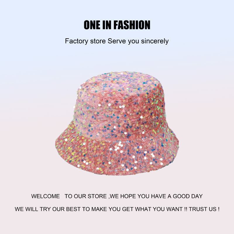 Wholesale Colorful Sequin Fisherman Hats