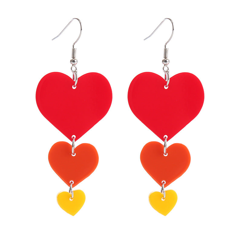 Wholesale Valentine's Day Love Acrylic Earrings