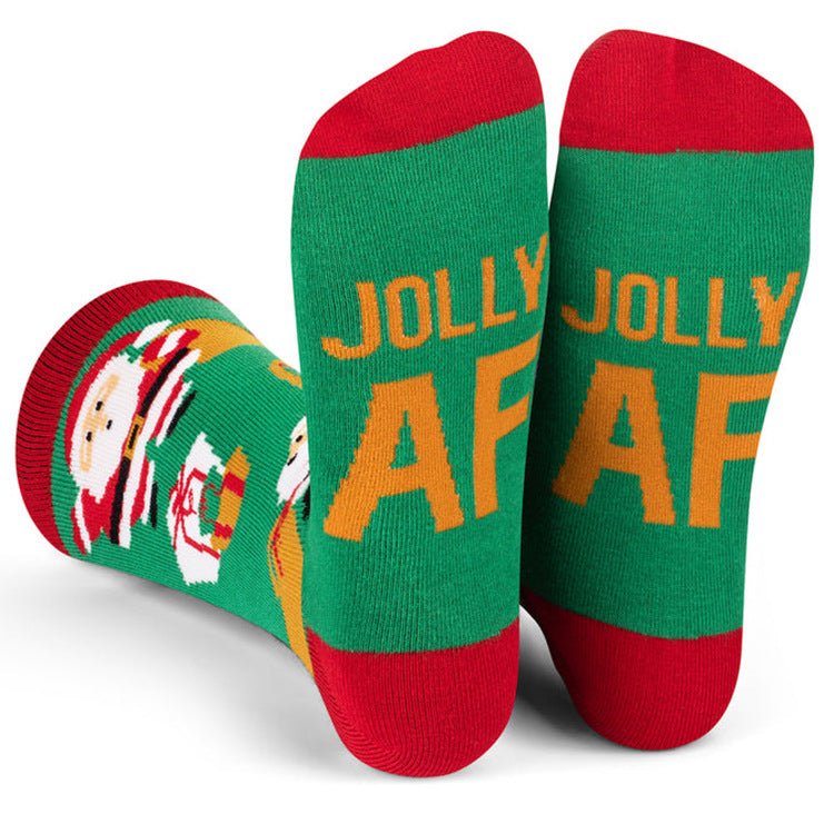 Wholesale Christmas Couple Cotton Socks