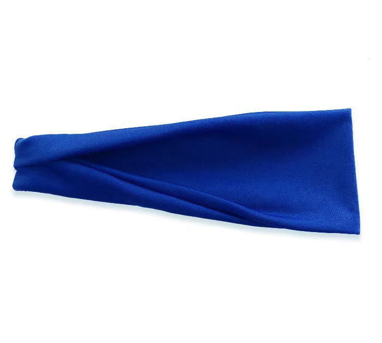 Wholesale Women's Solid Color Yoga Sports Fitness Running Sweat Absorbing Breathable Elastic Jumper Headband