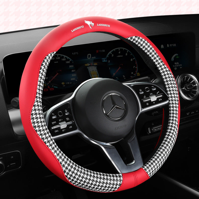 Wholesale ABS Houndstooth Handlebar Cover