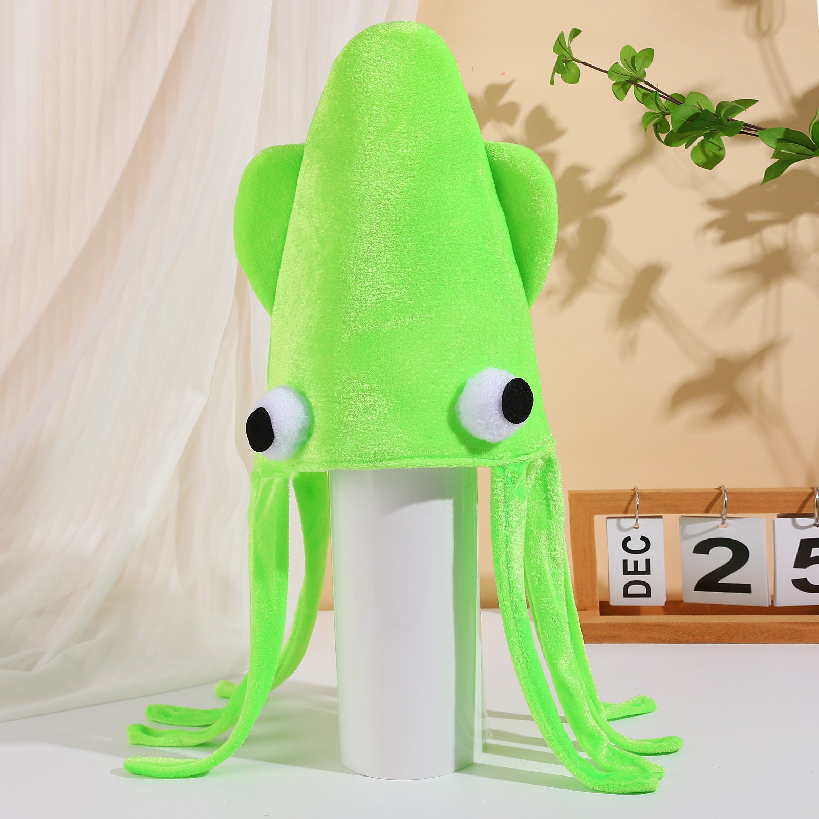 Wholesale Four-color Velvet Squid  Octopus Hat Decorations