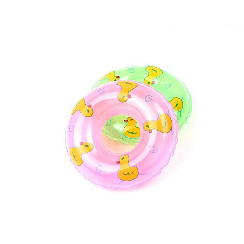 Wholesale Mini Swimming Ring Little Yellow Duck  Dollhouse  Accessories