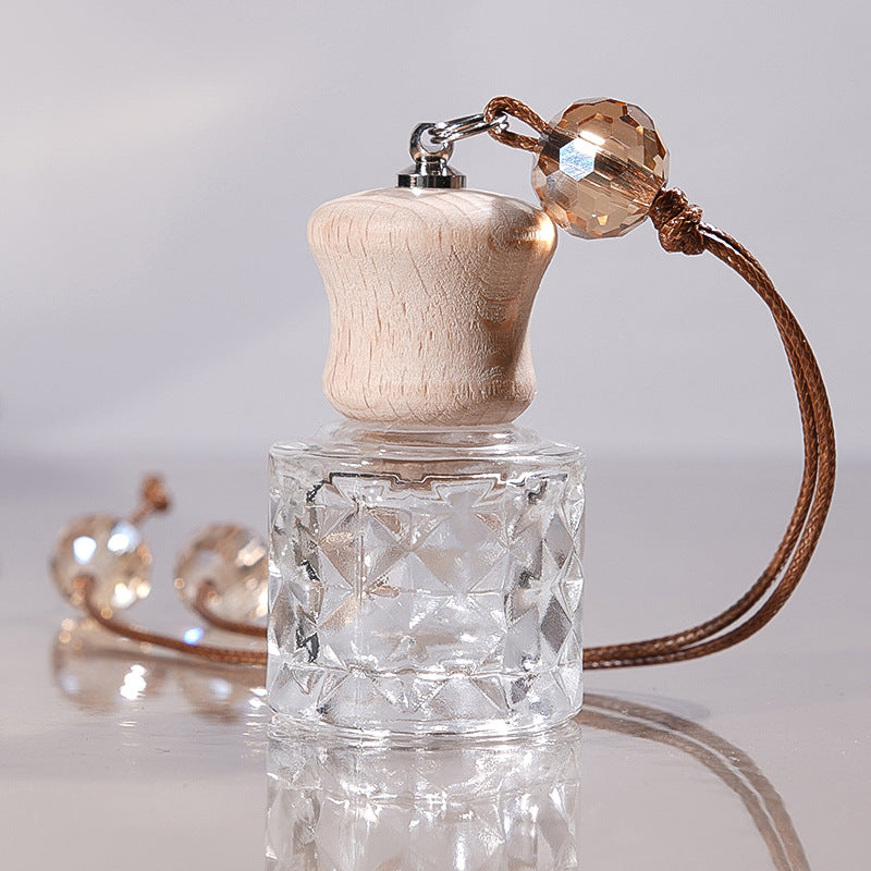 Wholesale Mini -transparent Glass Perfume Bottle Empty Bottle Car Pendant