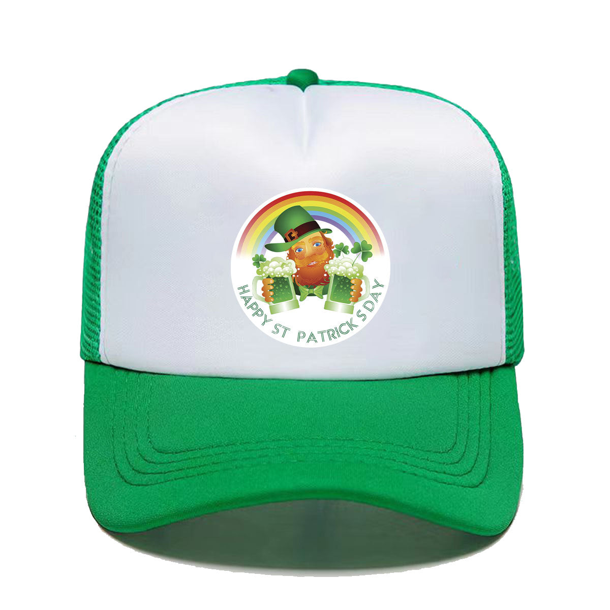 Wholesale Polyester St. Patrick's Day Shamrock Baseball Cap