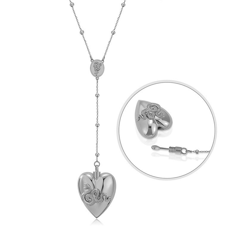 Wholesale Stainless Steel Love Urn Necklace Can Be Opened