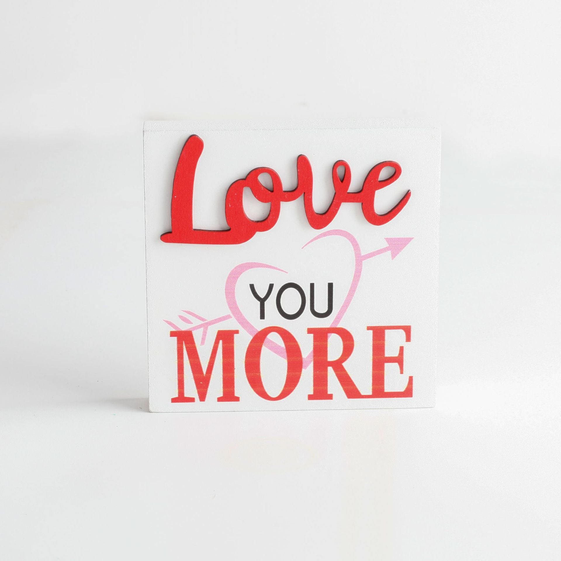 Wholesale 10PCS Valentine's Day Wooden Ornaments