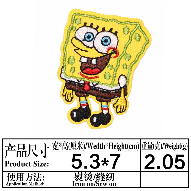 Wholesale Dinosaur Baby Patches Set Cartoon Iron On Embroidery Cloth Patches For Clothing Fashion Accessory For Boutique Resale Gift