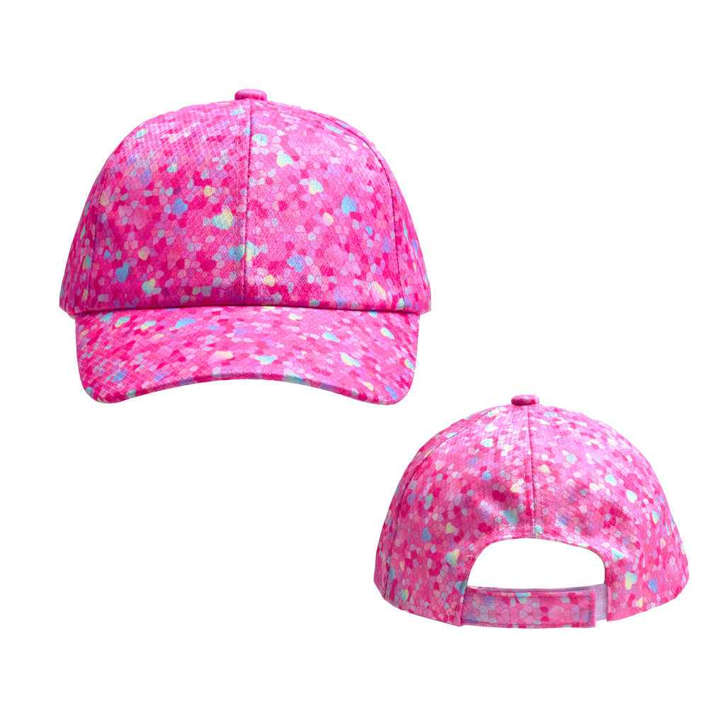 Wholesale children's hat cartoon colorful baseball hat unicorn sun hat baby girl little dinosaur peaked cap
