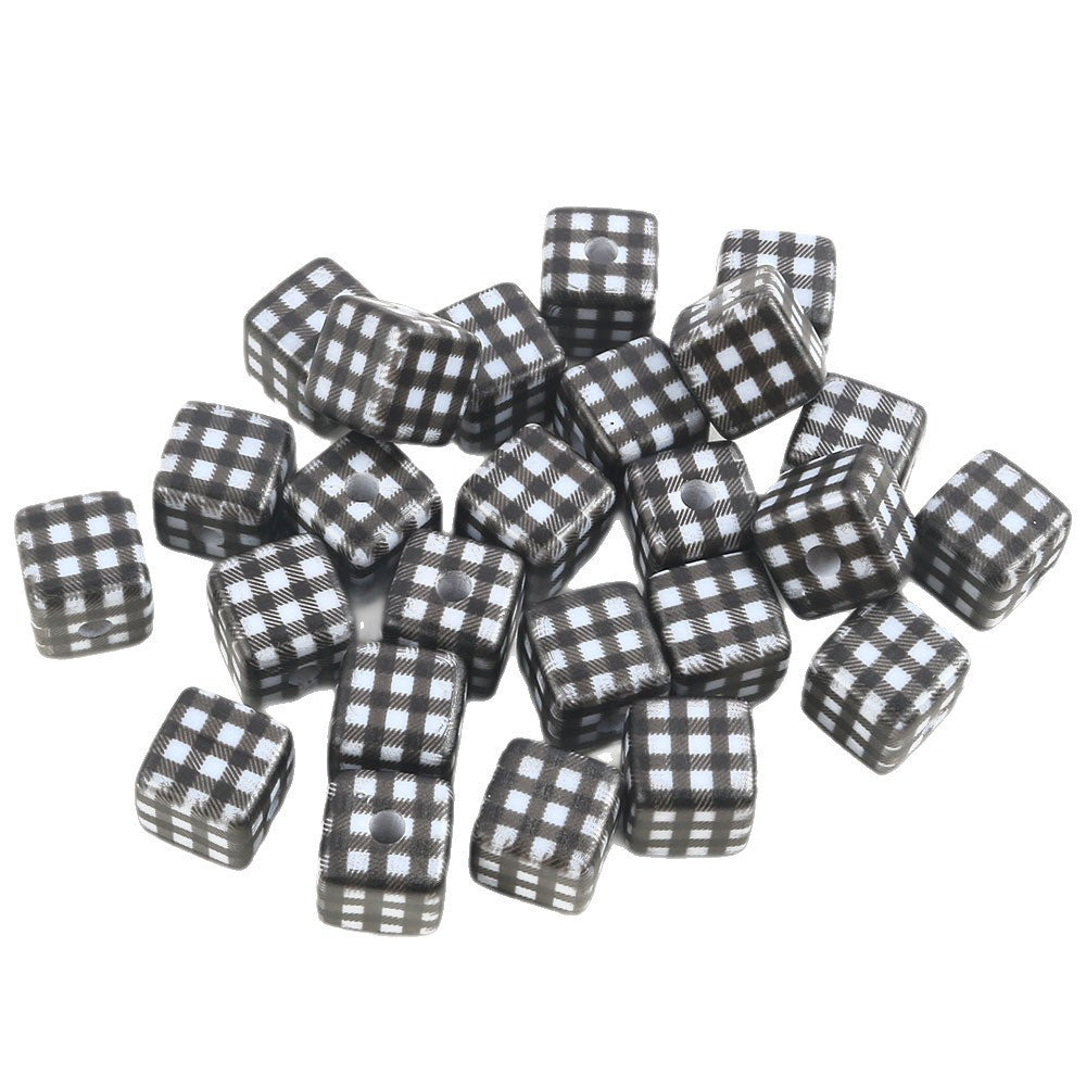 Wholesale 5pcs Cartoon Acrylic Cute Colorful Straight Hole Beads