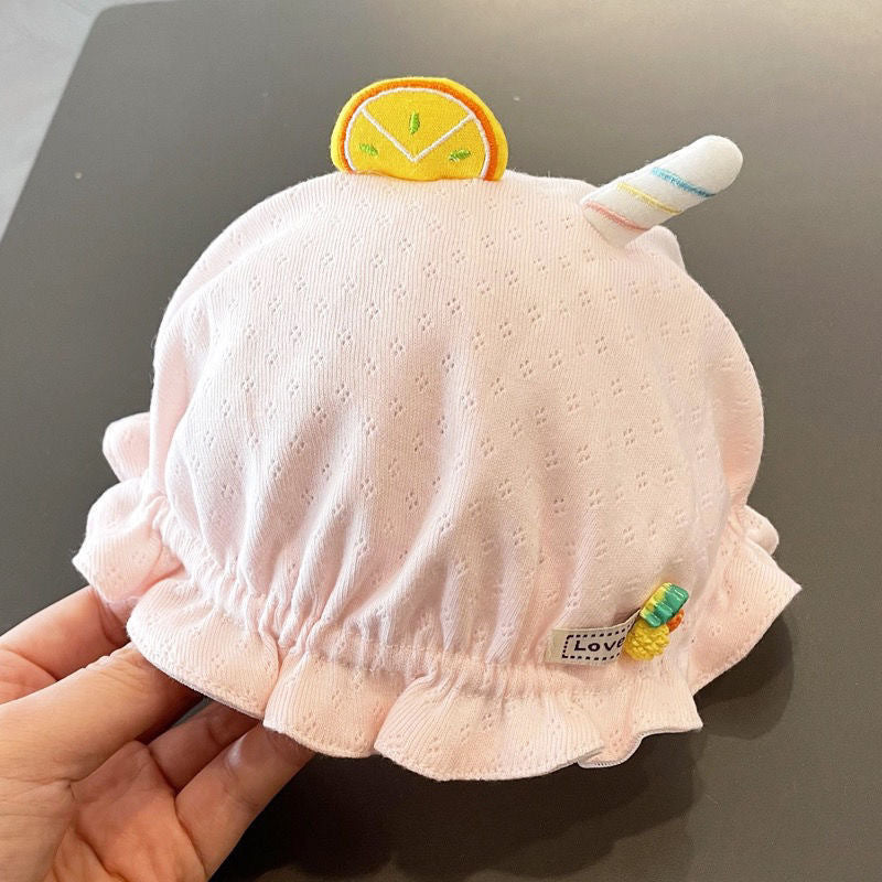 Wholesale Cotton Kids Summer Thin Mesh Bucket Hat