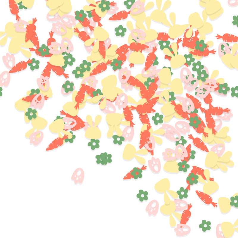 Wholesale Easter Rabbit, Carrot, and Paper Scraps