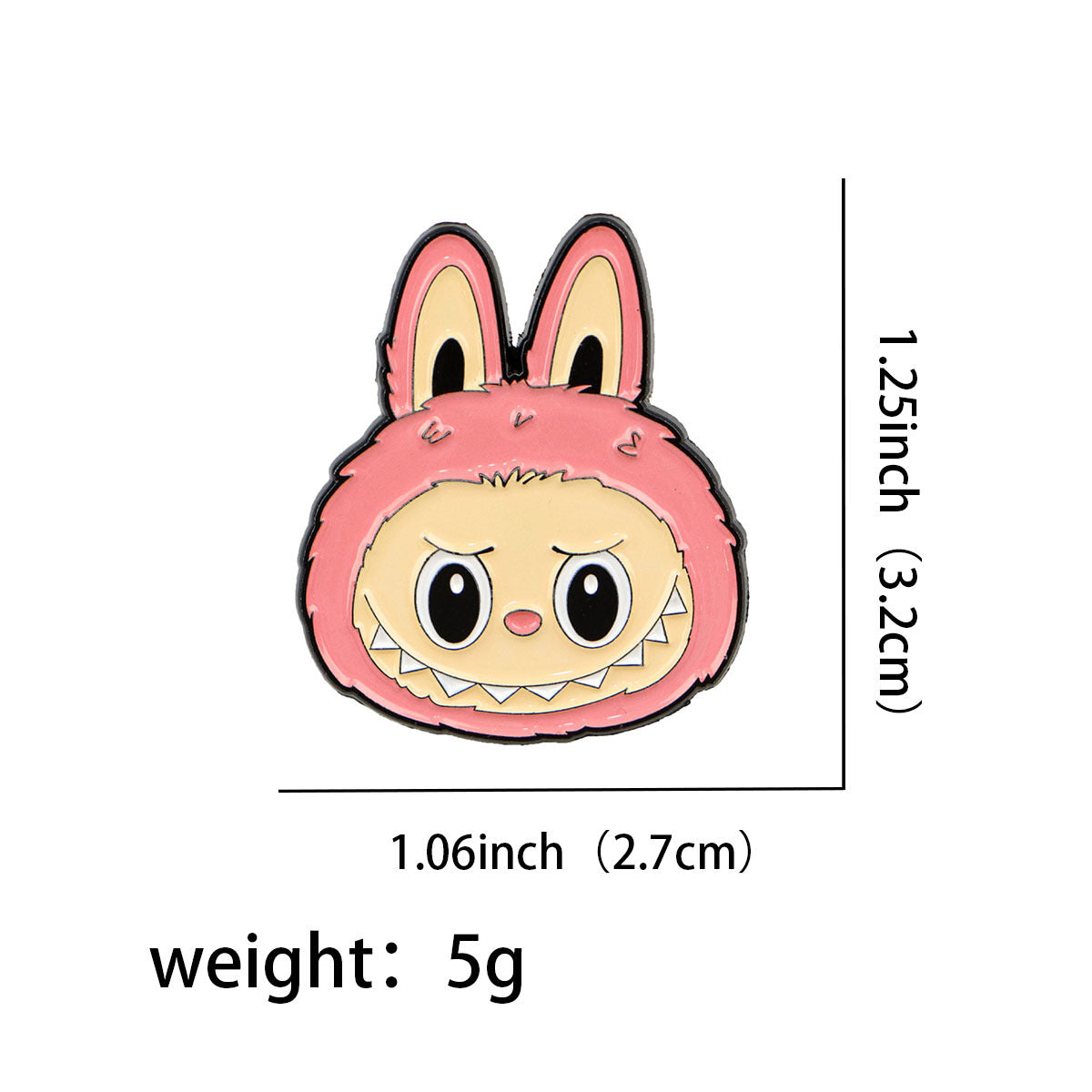 Wholesale 6pcs/pack Cartoon Brooch Cartoon Metal Badge Clothing Brooch Accessories