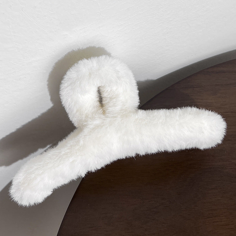 Wholesale Autumn and Winter Plush Extended Hair Clips