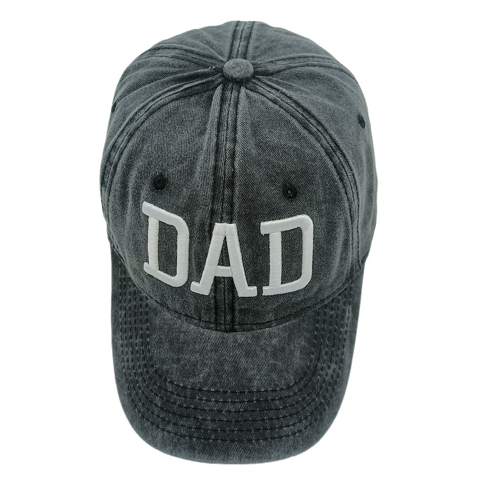Wholesale Washed Cotton DAD MOM 3D Embroidered Baseball Cap