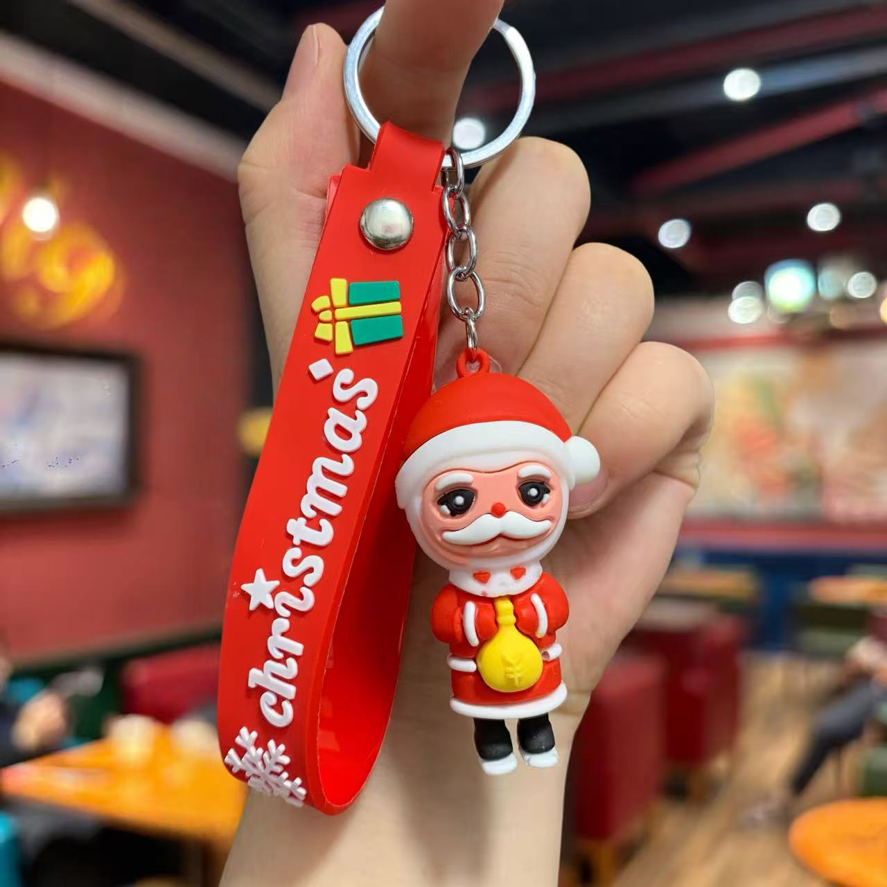 Wholesale Christmas keychain  gift pendant  Keychains