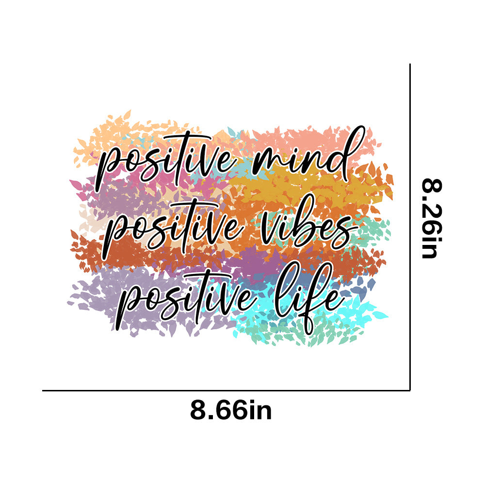 Wholesale 10pcs Butterfly Flower Rainbow Letter  UV DTF Ready to Press Transfers Wraps