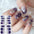 CWholesale 5D Imitation Diamond Nail Sticker Baking Free Gel Christmas Snowflake Elk Nail Sticker DIY Nail Stickers